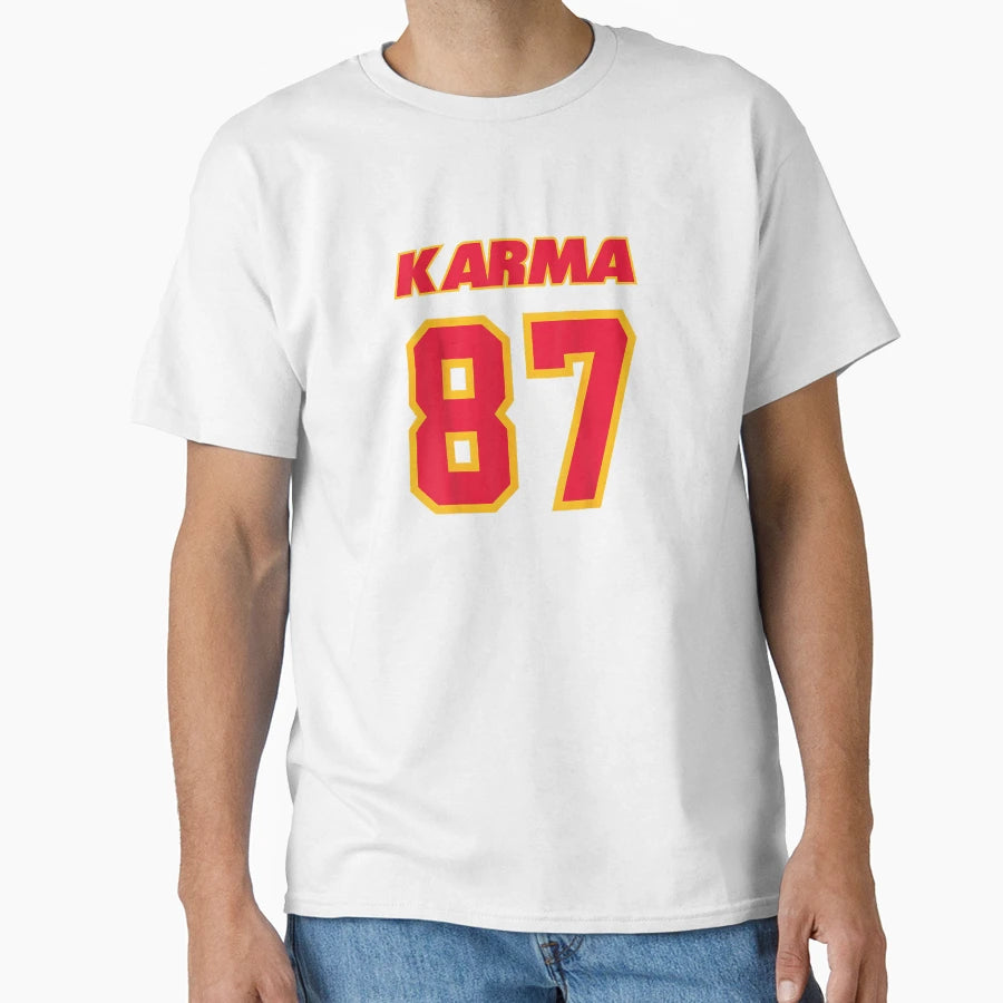 Karma Is 87 T-Shirt - Custom Art Print for Adults - T-Shirt, Sweatshirt, Hoodie