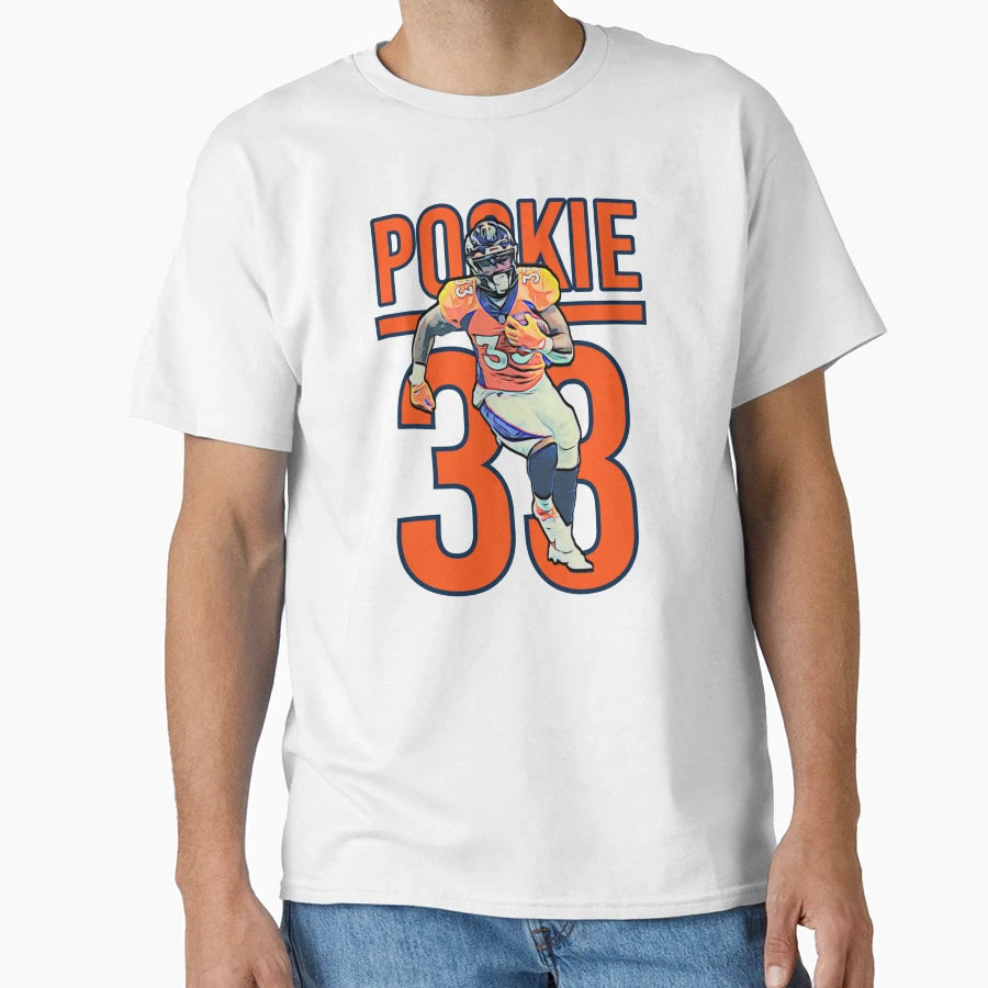 Javonte Williams Number T-Shirt - Fun Novelty Design for Adults - T-Shirt, Sweatshirt, Hoodie