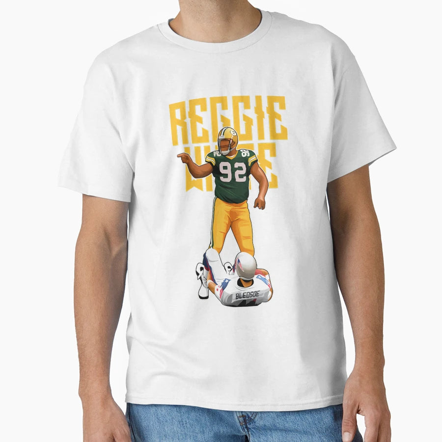 Reggie White After Sacking 92 Bold T-Shirt - Novelty Apparel Unisex - T-Shirt, Sweatshirt, Hoodie