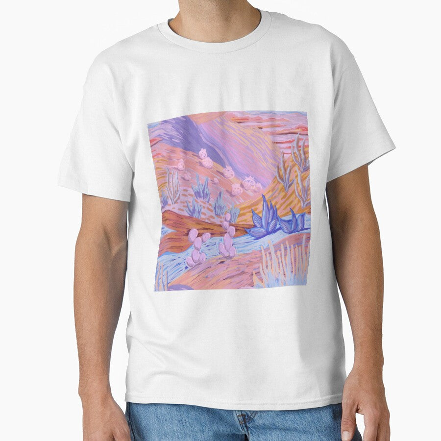 Sketchy Desert Pastel Pattern by The Art of Teena - Adult & Kids T-Shirts, Sweatshirts & Hoodies apparel design preview 1