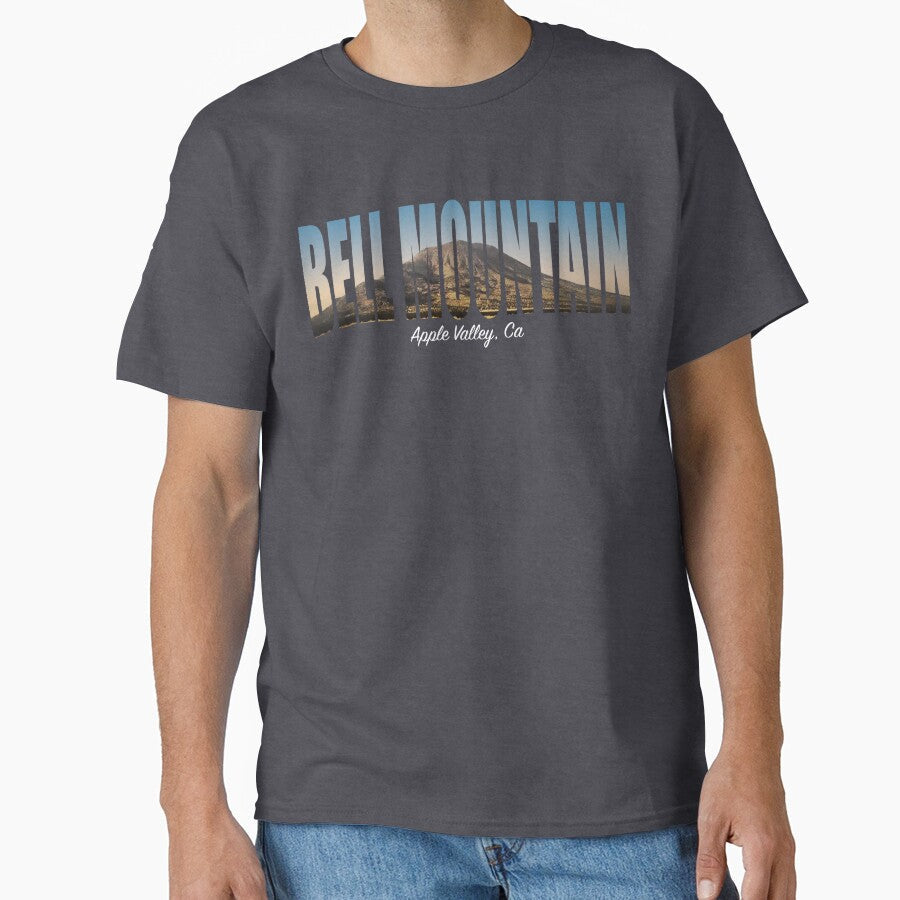Bell Mountain White Letters by quietmoments - Adult & Kids T-Shirts, Sweatshirts & Hoodies apparel design preview 1