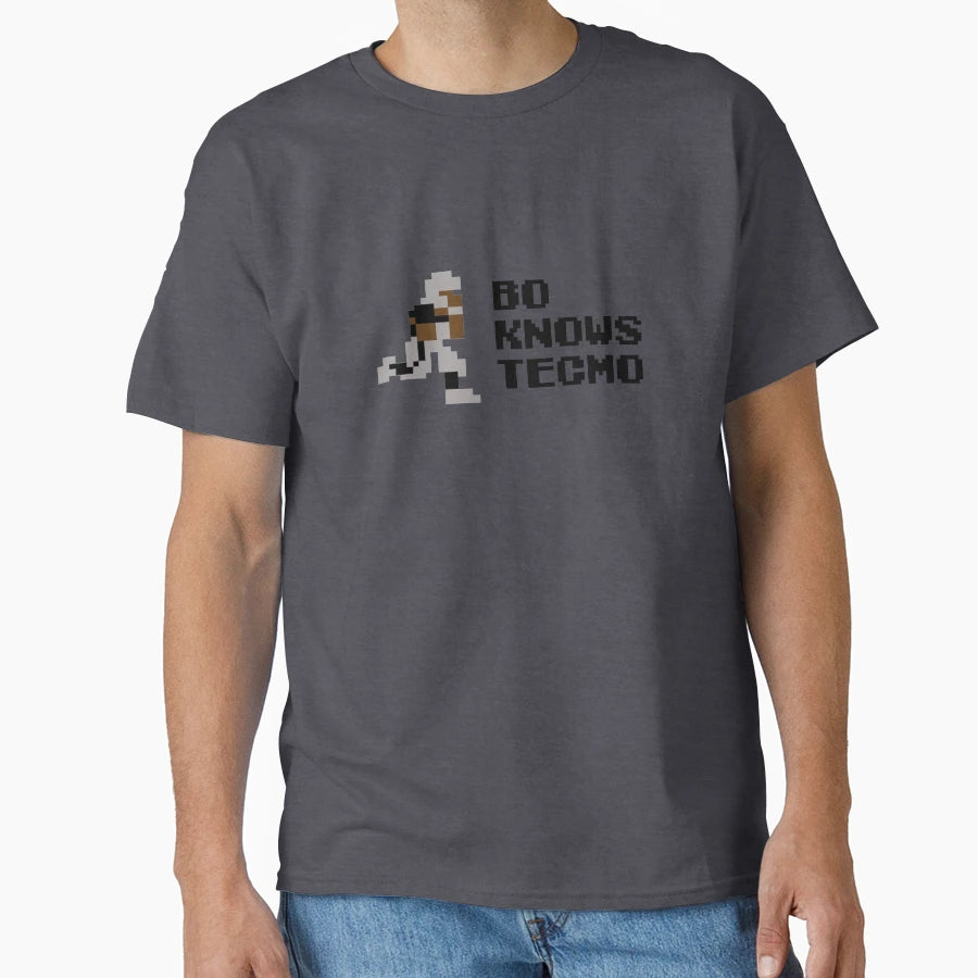 Bo Knows Tecmo T-Shirt - Fun Novelty Design Unisex - T-Shirt, Sweatshirt, Hoodie