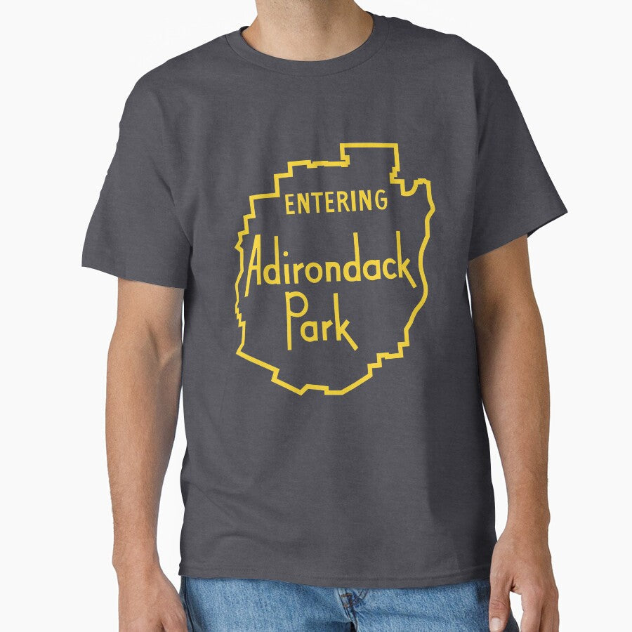 Entering Adirondack Park Sign Mountains by yelly123 - Adult & Kids T-Shirts, Sweatshirts & Hoodies apparel design preview 1