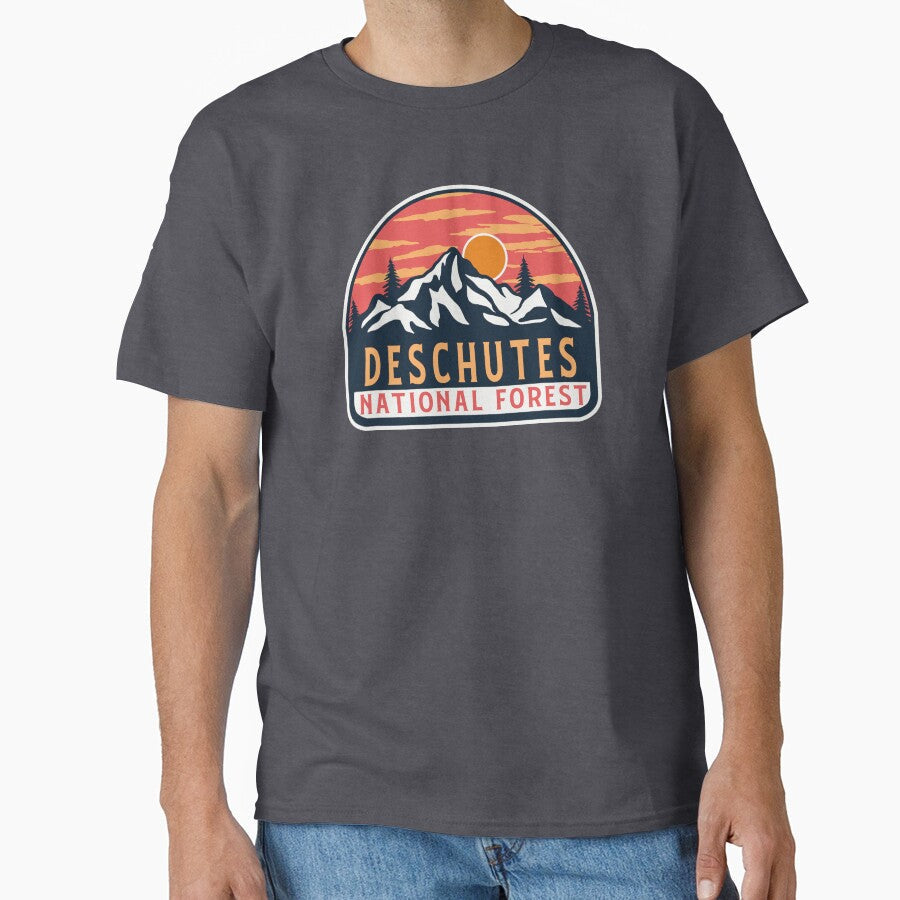 Deschutes National Forest by nature-space - Adult & Kids T-Shirts, Sweatshirts & Hoodies apparel design preview 1