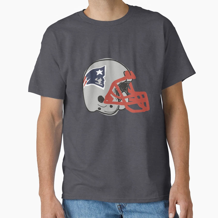 Patriots Helmet T-Shirt - Minimalist Print Men Women - T-Shirt, Sweatshirt, Hoodie