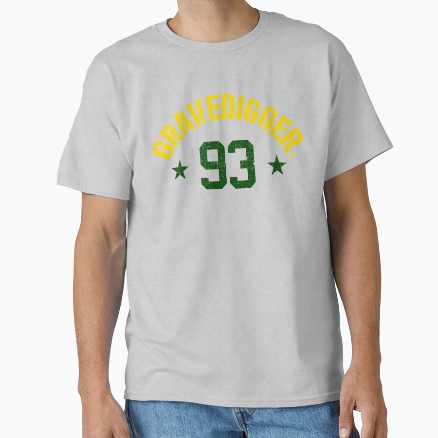 Grave Digger 93 Green Bay Legend T-Shirt - Unique Graphic for Adults - T-Shirt, Sweatshirt, Hoodie