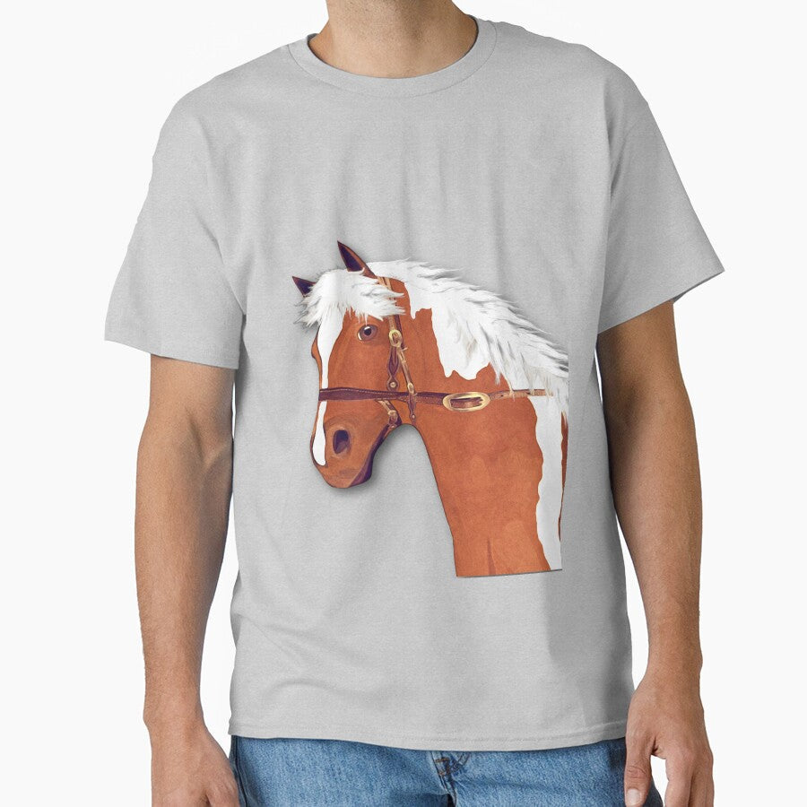 Horse Lovers Palomino by KC Morcom - Adult & Kids T-Shirts, Sweatshirts & Hoodies apparel design preview 1