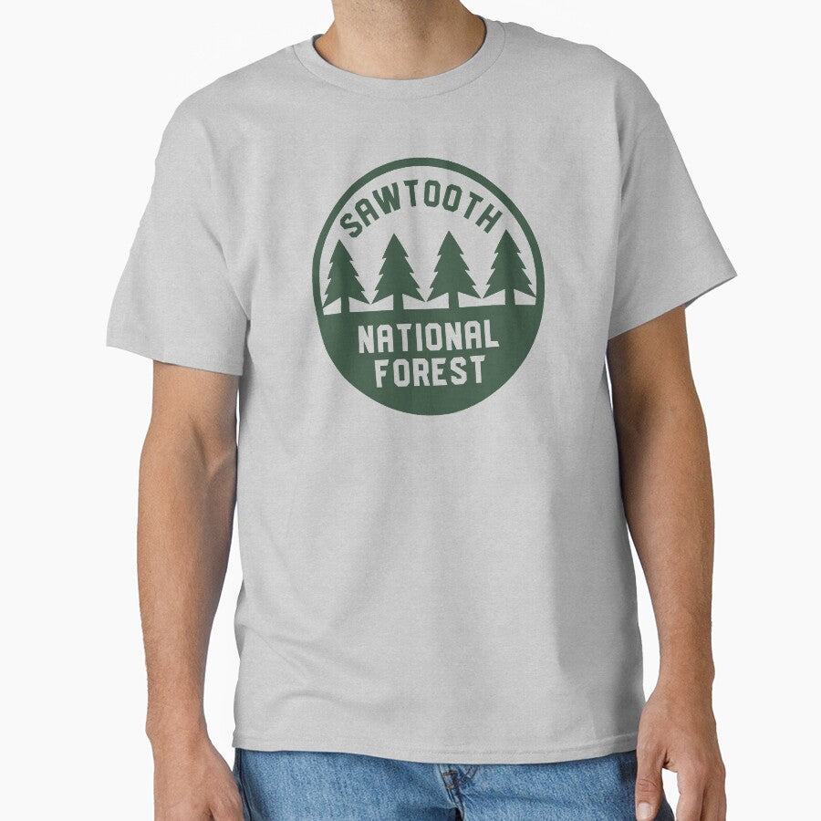 Sawtooth National Forest Official Logo #3 by SalahBlt - Adult & Kids T-Shirts, Sweatshirts & Hoodies apparel design preview 1
