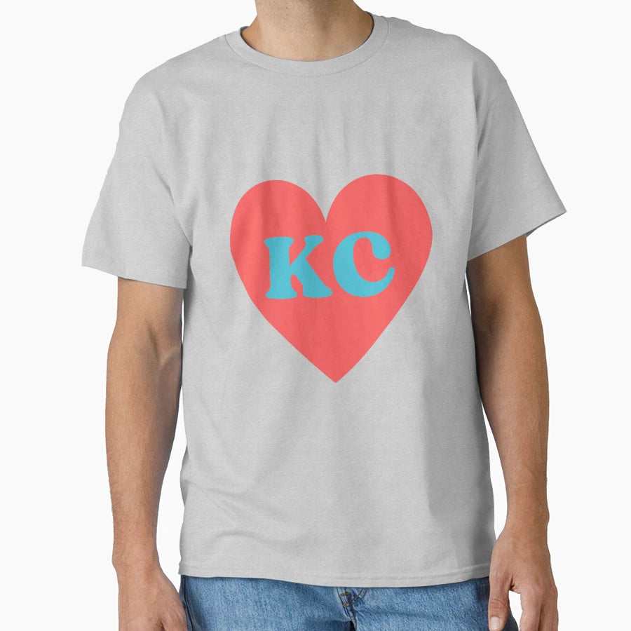 Kc Current Heart T-Shirt - Fun Novelty Design for Adults - T-Shirt, Sweatshirt, Hoodie
