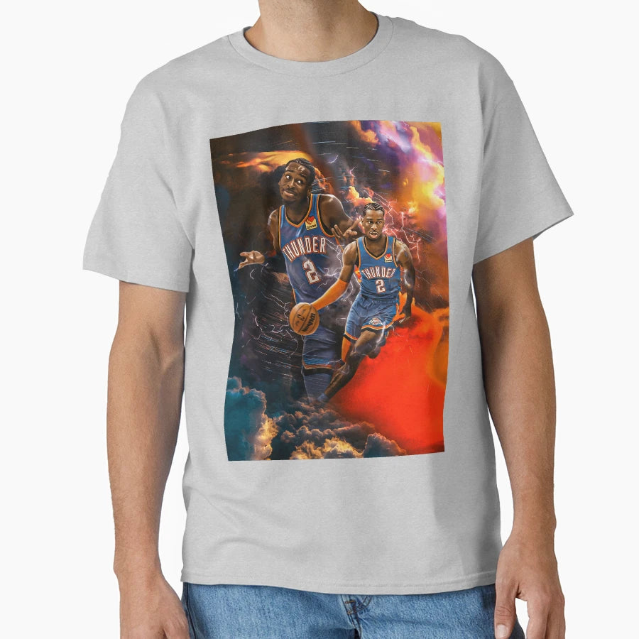 Shai Gilgeous Alexander 2 T-Shirt - Fun Novelty Design for Adults - T-Shirt, Sweatshirt, Hoodie