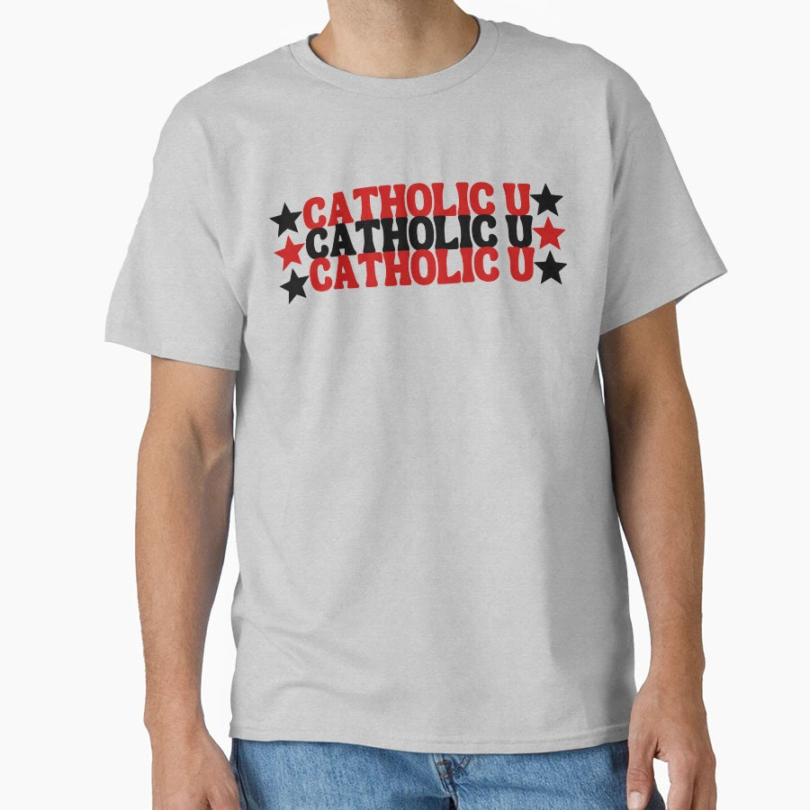 Starry Eyed Catholic University America T-Shirt - Unique Graphic for Adults - T-Shirt, Sweatshirt, Hoodie