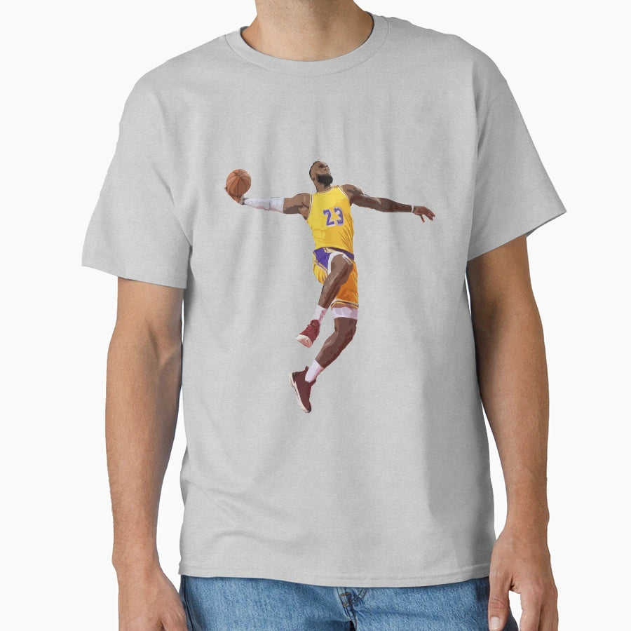 Lebron James Los Angeles T-Shirt - Aesthetic Graphic for Adults - T-Shirt, Sweatshirt, Hoodie