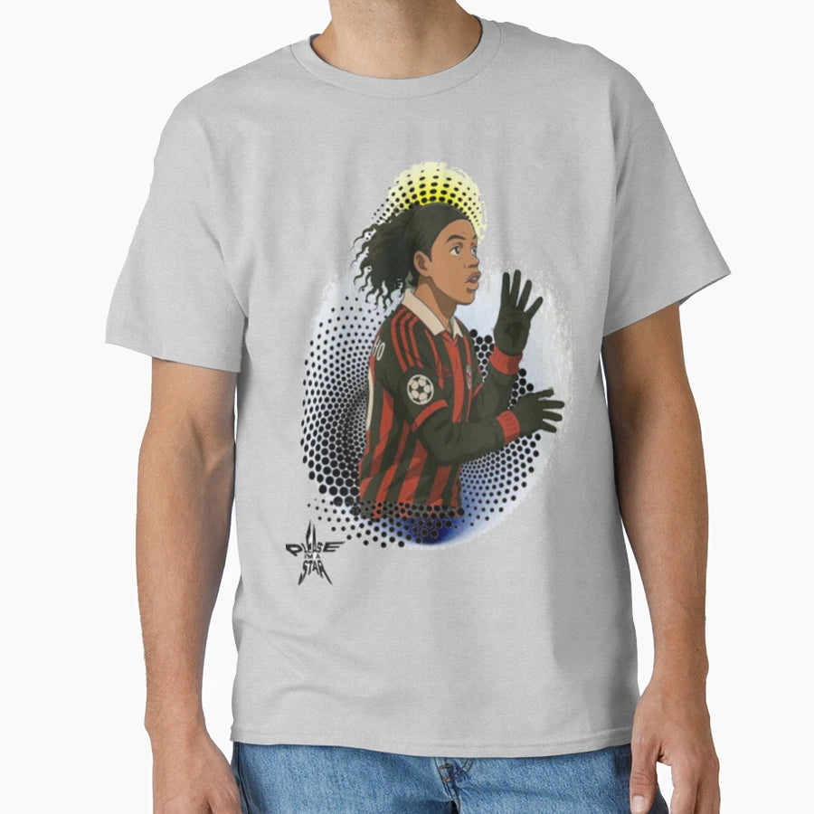 Football Play Maker Ronaldinho T-Shirt - Minimalist Print Men Women - T-Shirt, Sweatshirt, Hoodie