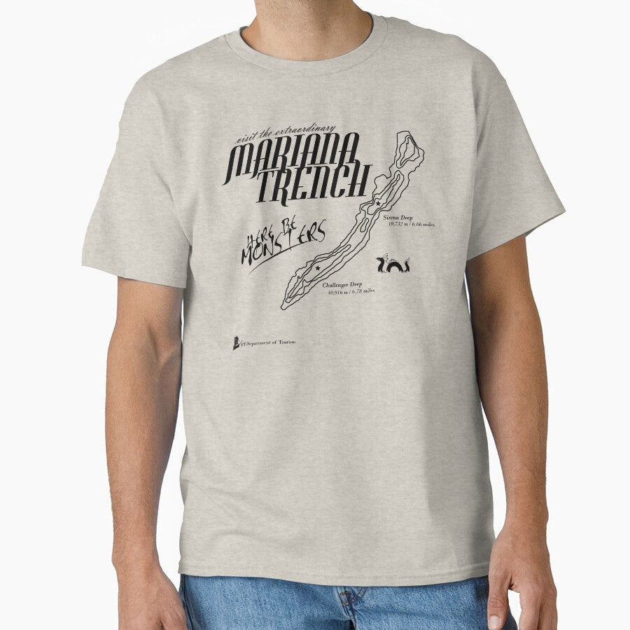 Visit the Extraordinary Mariana Trench by - Adult & Kids T-Shirts, Sweatshirts & Hoodies apparel design preview 1