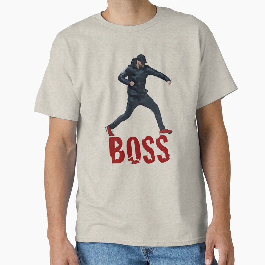 Jurgen Klopp Colour Boss Fist Pump T-Shirt - Fun Novelty Design Men Women - T-Shirt, Sweatshirt, Hoodie