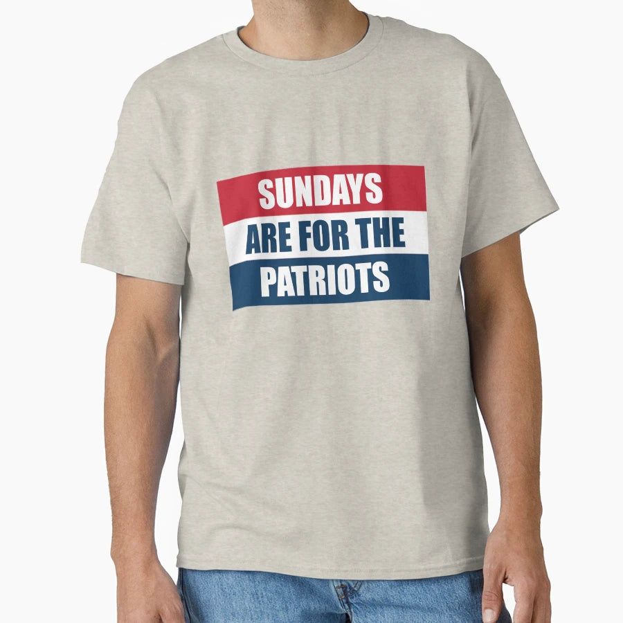 Sundays Are Patriots T-Shirt - Unique Graphic for Adults - T-Shirt, Sweatshirt, Hoodie
