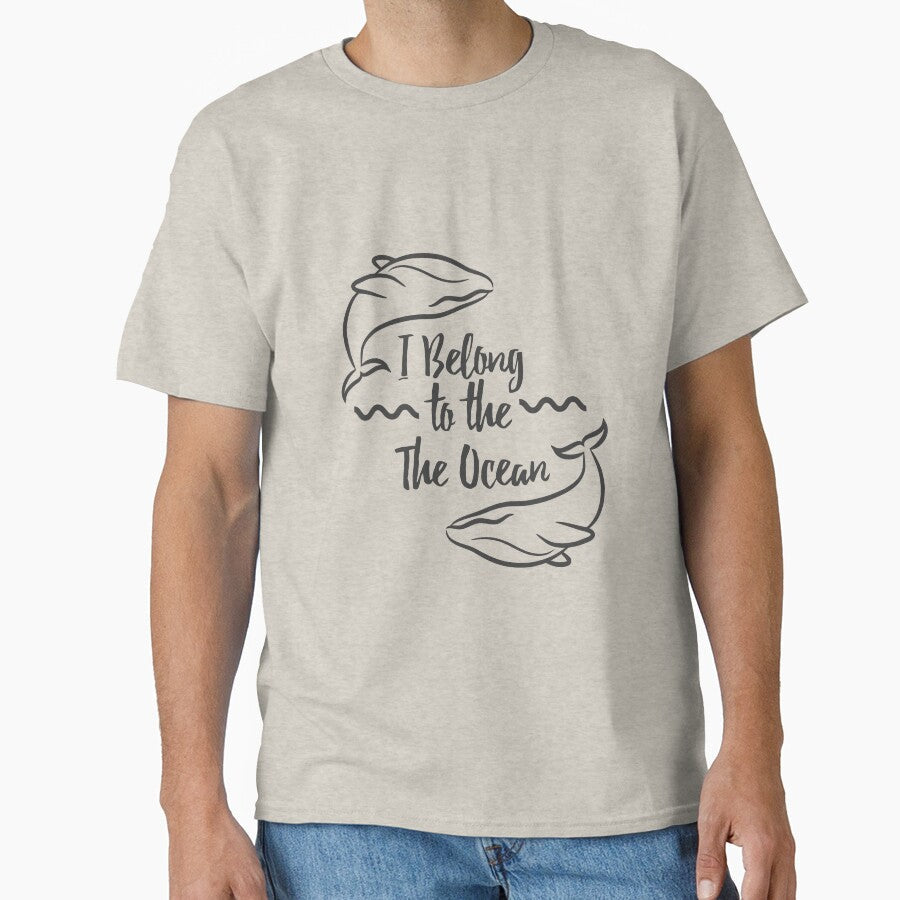 I BELONG TO THE OCEAN by headstock - Adult & Kids T-Shirts, Sweatshirts & Hoodies apparel design preview 1