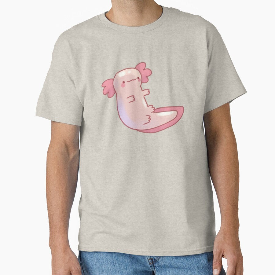 Cute Axolotl by Artofmayara - Adult & Kids T-Shirts, Sweatshirts & Hoodies apparel design preview 1