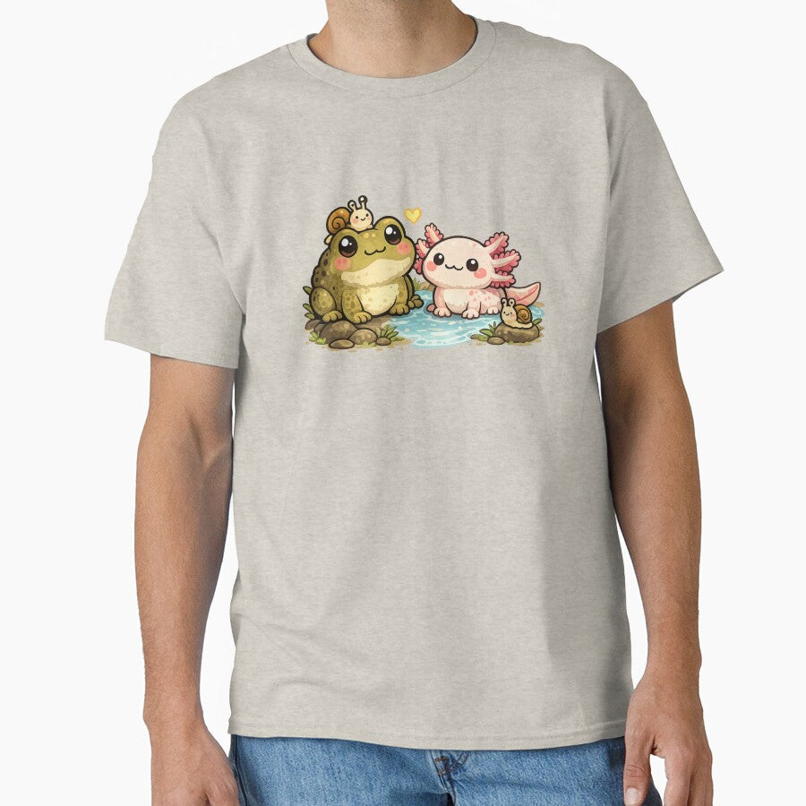 Kawaii Swamp Friends by FroggyOnly - Adult & Kids T-Shirts, Sweatshirts & Hoodies apparel design preview 1