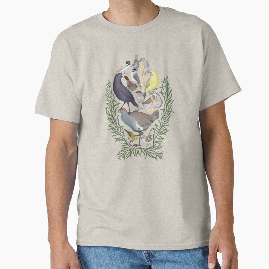 Tassie's Endemic Birds by Jen Sanger - Adult & Kids T-Shirts, Sweatshirts & Hoodies apparel design preview 1