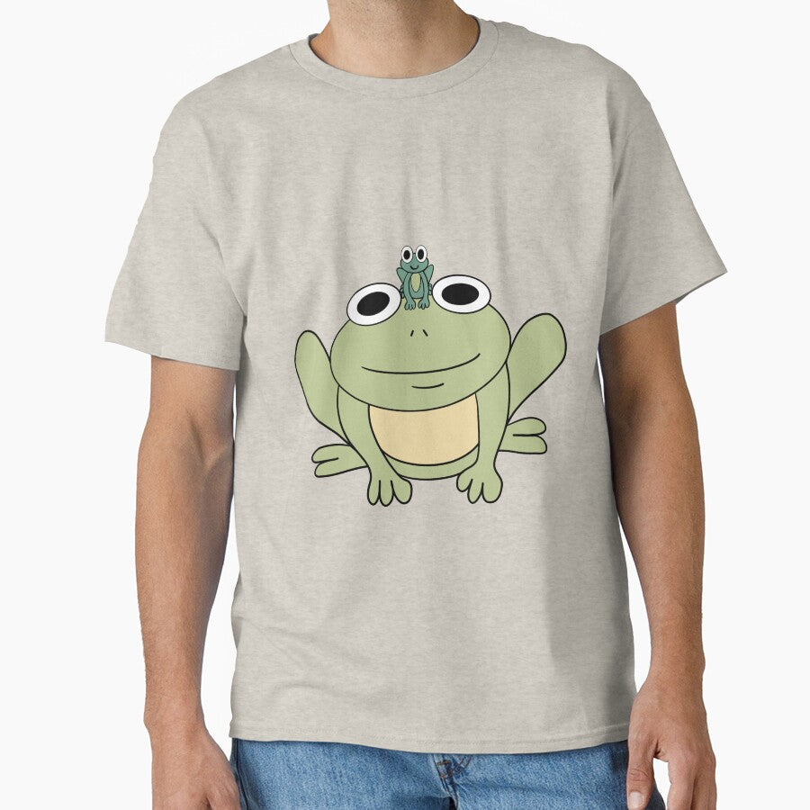 Two Cute Frogs by moonshadowmaker - Adult & Kids T-Shirts, Sweatshirts & Hoodies apparel design preview 1