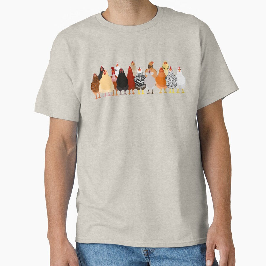 Chicken Mothers Day Women Love Chickens Animal Funny - Adult & Kids T-Shirts, Sweatshirts & Hoodies apparel design preview 1