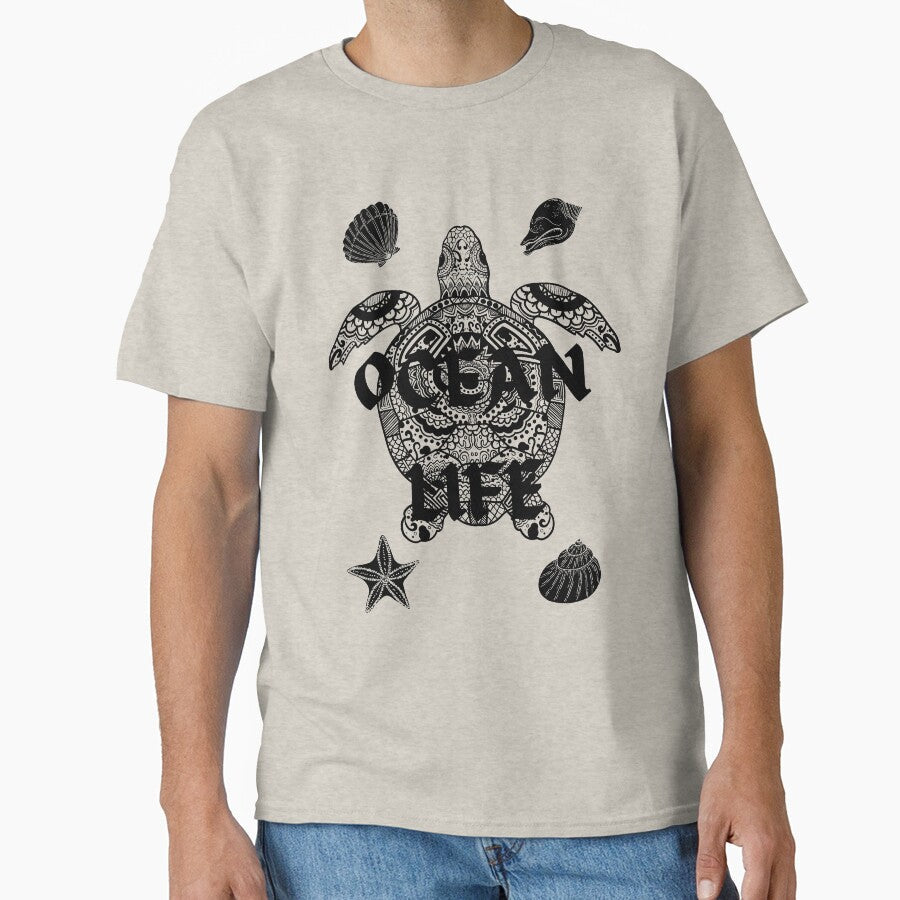 OCEAN LIFE by GOLDENGARDENART - Adult & Kids T-Shirts, Sweatshirts & Hoodies apparel design preview 1