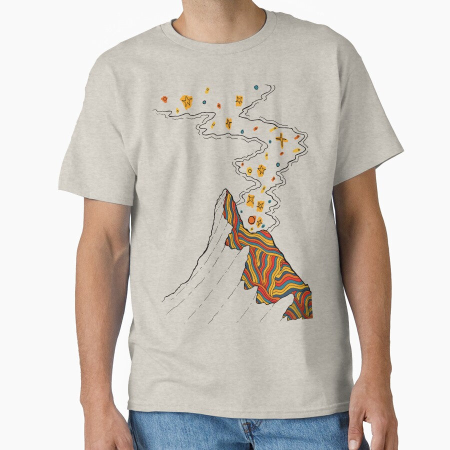 Starry rainbow peak by Swadeillustrations - Adult & Kids T-Shirts, Sweatshirts & Hoodies apparel design preview 1