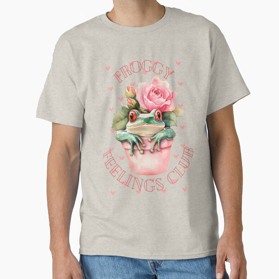 Mossy Frog by LizaRancel - Adult & Kids T-Shirts, Sweatshirts & Hoodies apparel design preview 1