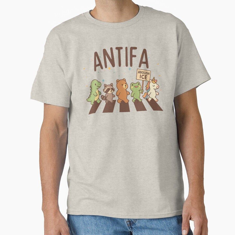 ANTIFA Portland Frog by loupglouglou - Adult & Kids T-Shirts, Sweatshirts & Hoodies apparel design preview 1