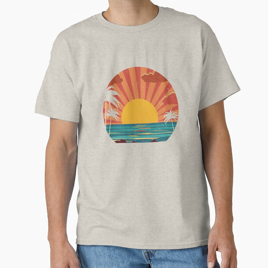 Retro ocean wave by Luisshopp - Adult & Kids T-Shirts, Sweatshirts & Hoodies apparel design preview 1