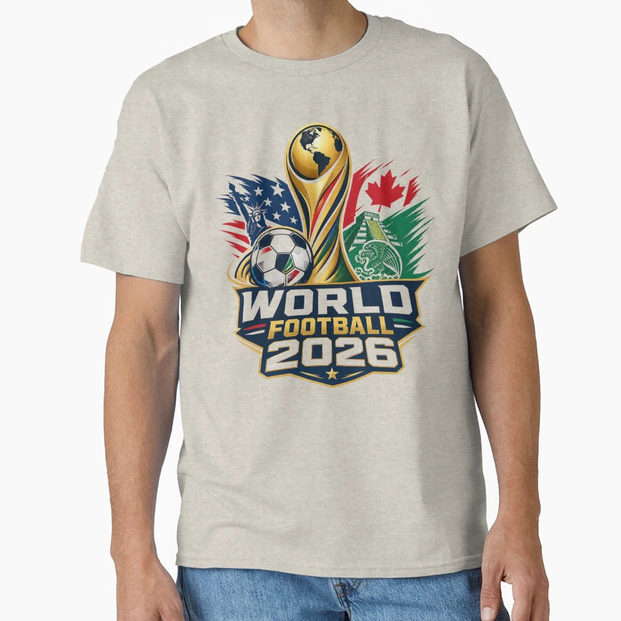 World Football 2026 Championship T-Shirt - Casual Everyday Wear Unisex - T-Shirt, Sweatshirt, Hoodie