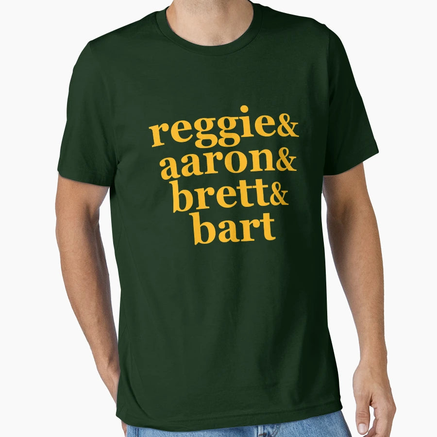Green Bay Football Greats T-Shirt - Unique Graphic Unisex - T-Shirt, Sweatshirt, Hoodie