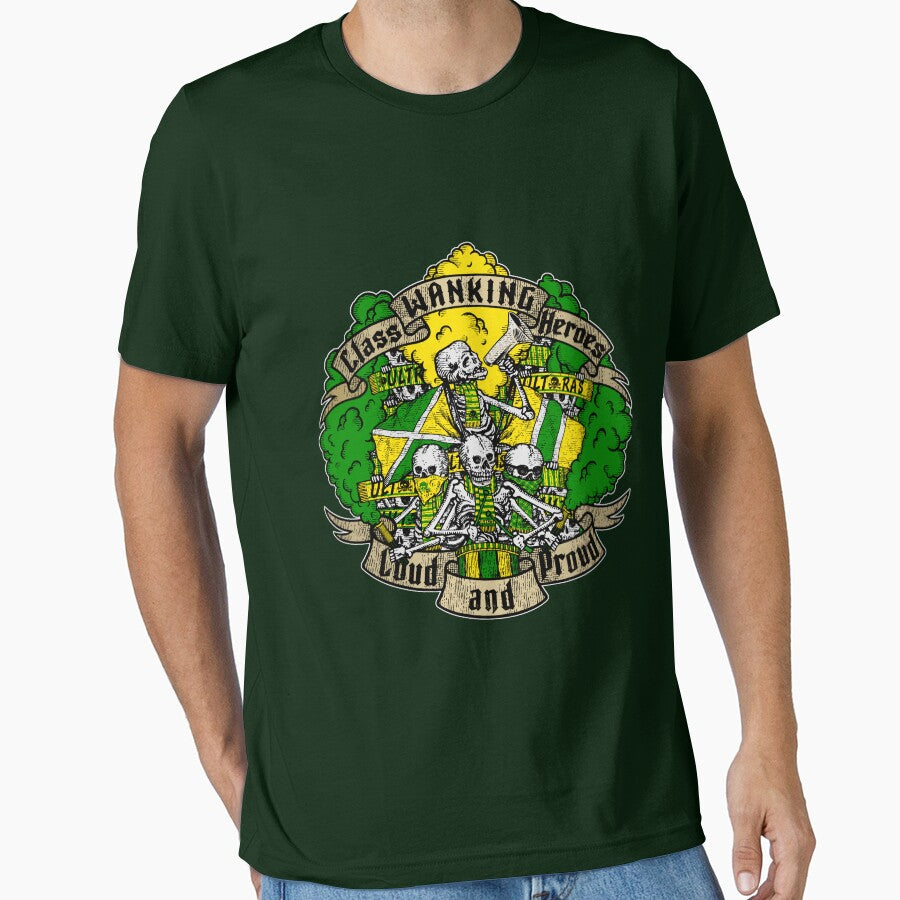LOUD AND PROUD! (green YELLOW edition) ULTRAS by - Adult & Kids T-Shirts, Sweatshirts & Hoodies apparel design preview 1