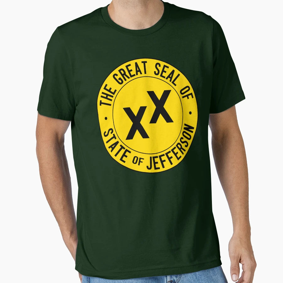 State Jefferson T-Shirt - Minimalist Print Unisex - T-Shirt, Sweatshirt, Hoodie