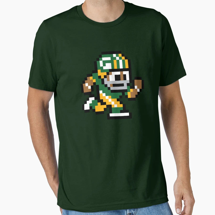 Green Bay Packers Tecmo Super Bowl T-Shirt - Unique Graphic Men Women - T-Shirt, Sweatshirt, Hoodie