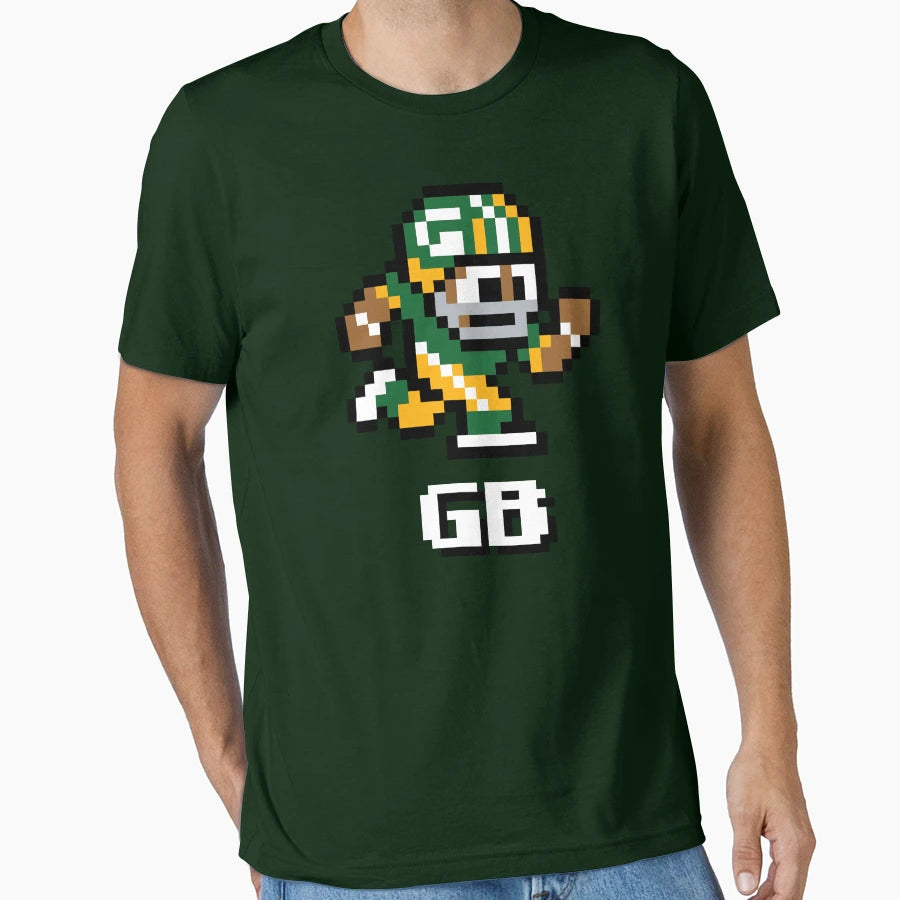 Green Bay Packers Tecmo Super Bowl T-Shirt - Fun Novelty Design Unisex - T-Shirt, Sweatshirt, Hoodie