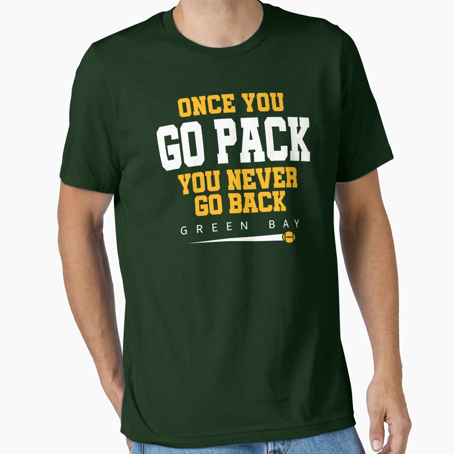 Green Bay Football Fan Cheer T-Shirt - Streetwear Style Men Women - T-Shirt, Sweatshirt, Hoodie