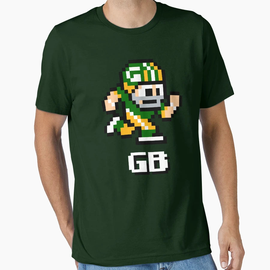Green Bay Packers Tecmo Super Bowl T-Shirt - Graphic Print for Adults - T-Shirt, Sweatshirt, Hoodie