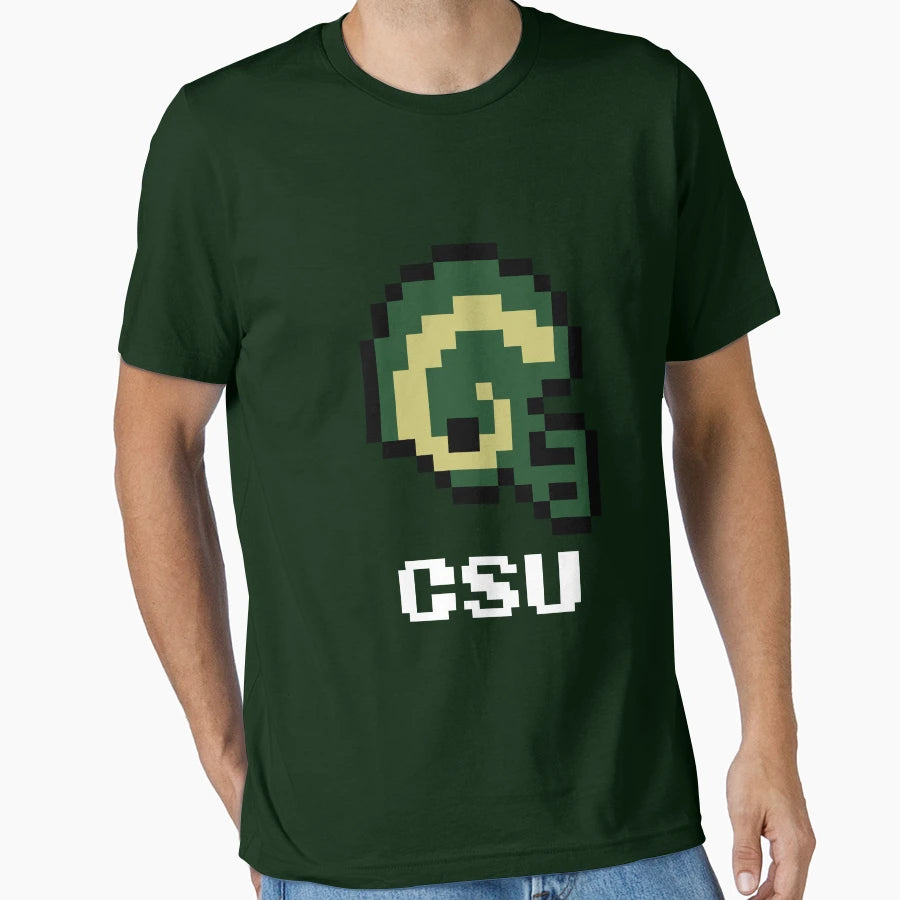 Colorado State Rams Tecmo Super Bowl T-Shirt - Trendy Graphic Unisex - T-Shirt, Sweatshirt, Hoodie