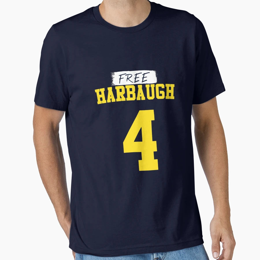Free Harbaugh T-Shirt - Graphic Print for Adults - T-Shirt, Sweatshirt, Hoodie