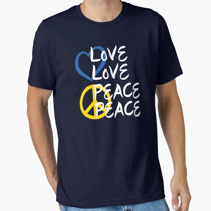 Love Love Peace Peace Eurovision V2 T-Shirt - Trendy Graphic Men Women - T-Shirt, Sweatshirt, Hoodie