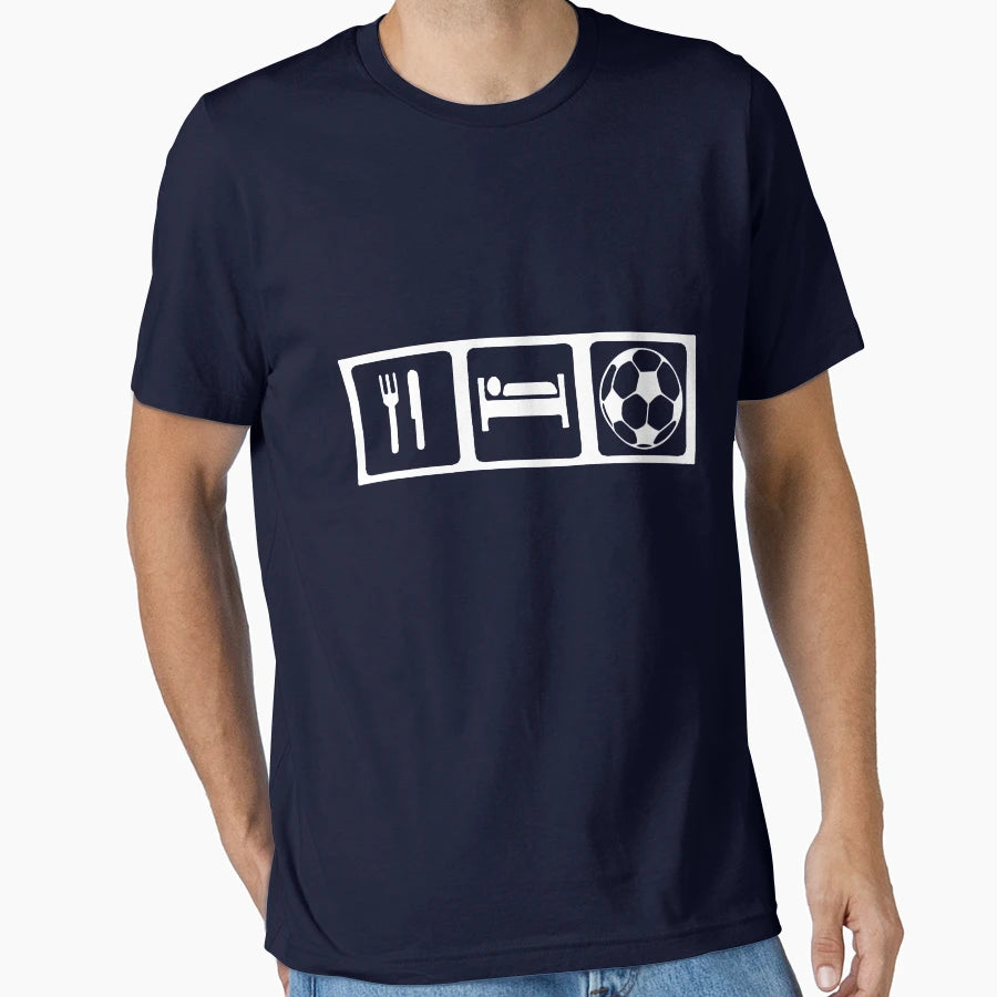 Eat Sleep Soccer T-Shirt - Streetwear Style Unisex - T-Shirt, Sweatshirt, Hoodie