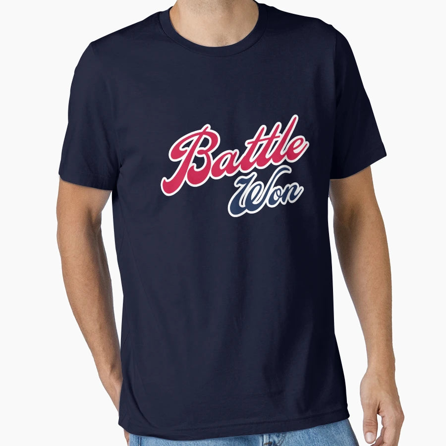 Battle Won 2021 T-Shirt - Minimalist Print Men Women - T-Shirt, Sweatshirt, Hoodie