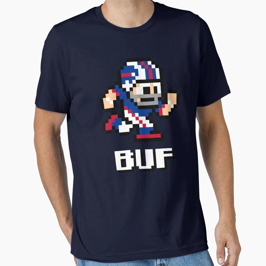 Buffalo Bills Tecmo Super Bowl T-Shirt - Unique Graphic for Adults - T-Shirt, Sweatshirt, Hoodie