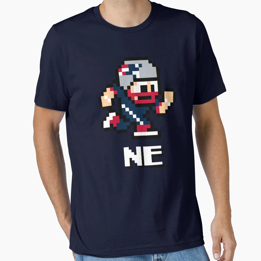 New England Patriots Tecmo Super Bowl T-Shirt - Minimalist Print Unisex - T-Shirt, Sweatshirt, Hoodie
