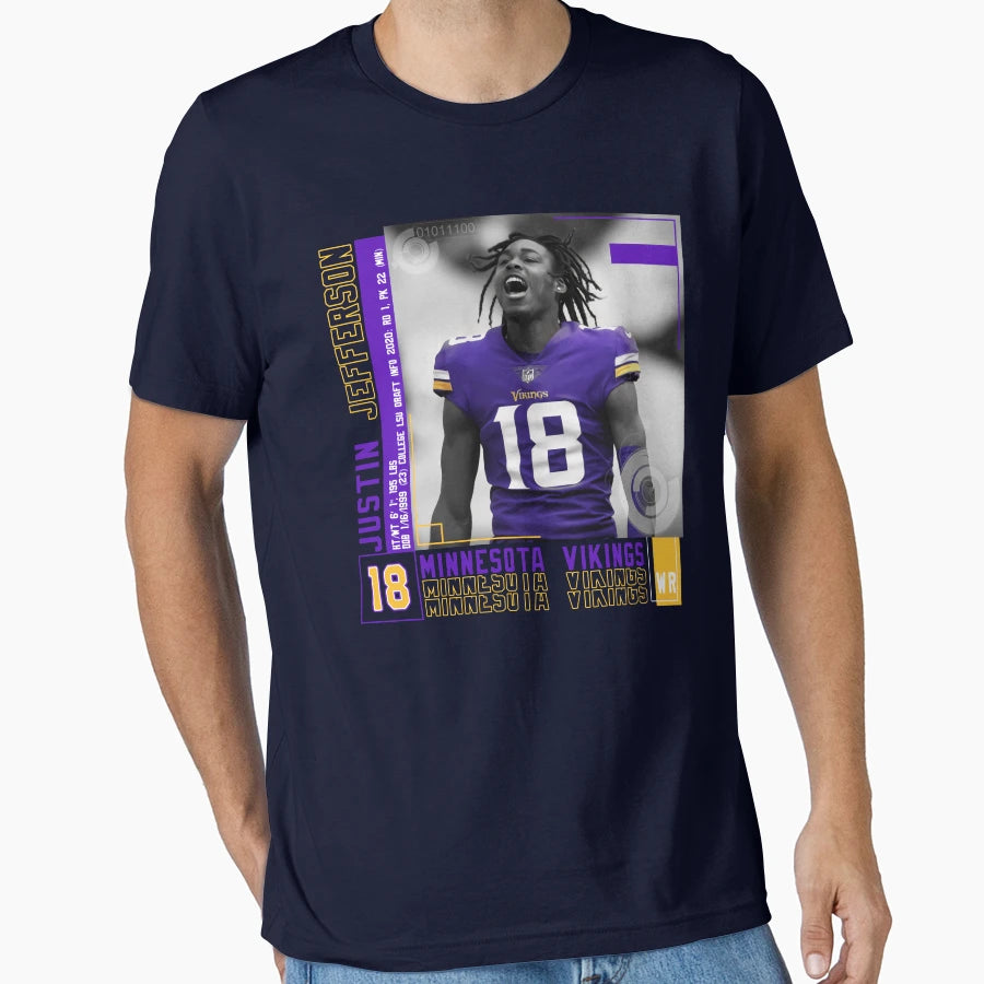 Jj18 JJ Football Fans T-Shirt - Custom Art Print Unisex - T-Shirt, Sweatshirt, Hoodie