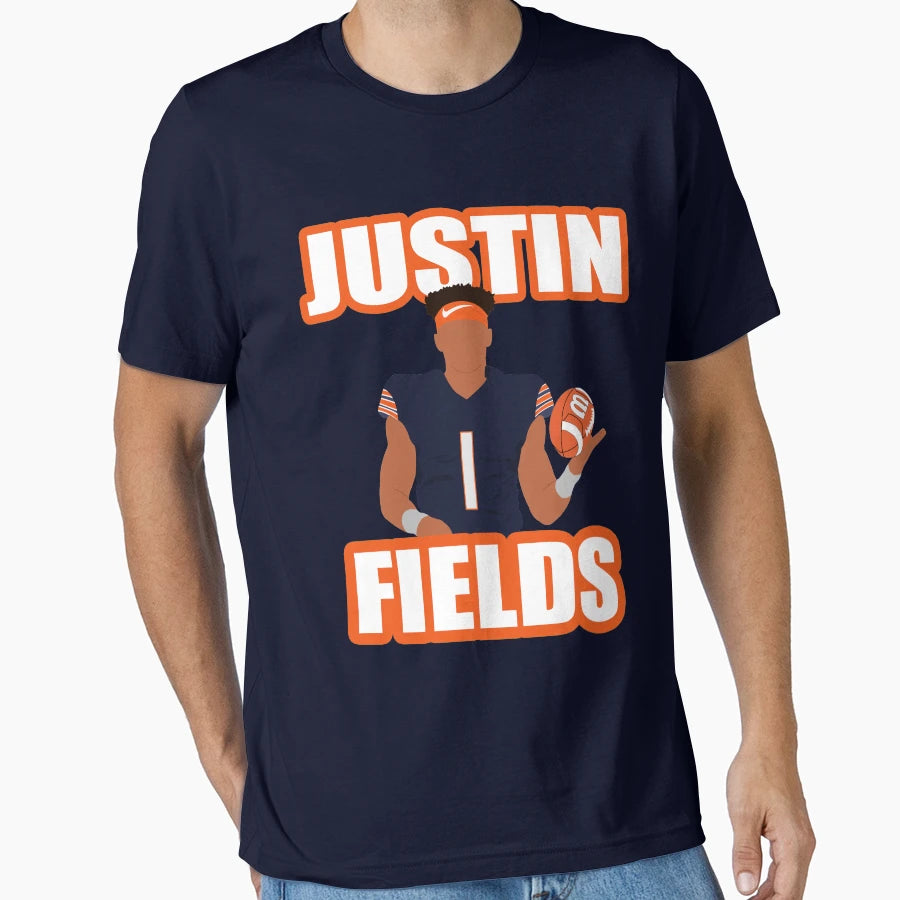 Justin Fields T-Shirt - Streetwear Style for Adults - T-Shirt, Sweatshirt, Hoodie