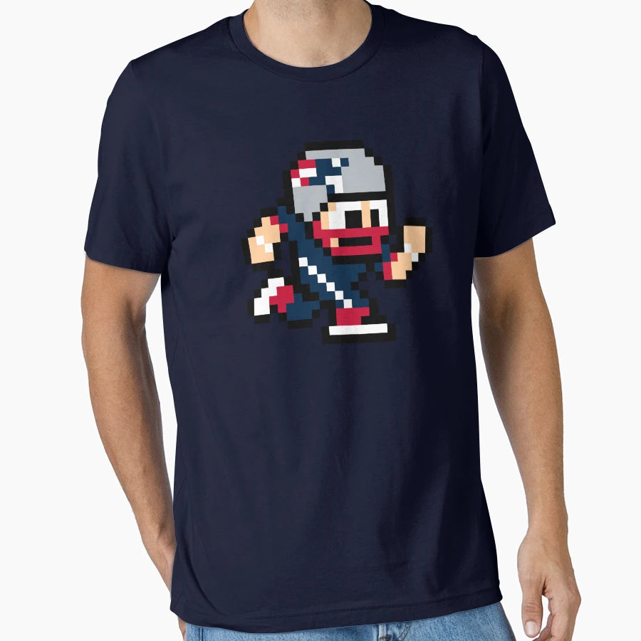 New England Patriots Tecmo Super Bowl T-Shirt - Minimalist Print Men Women - T-Shirt, Sweatshirt, Hoodie