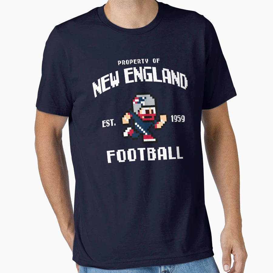 Property New England Patriots Football T-Shirt - Custom Art Print Unisex - T-Shirt, Sweatshirt, Hoodie